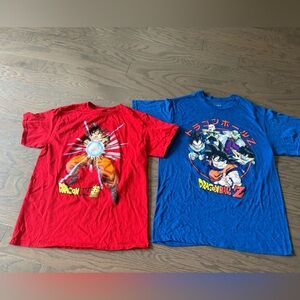 Dragonball Z T-Shirt Lot Boys Size Large & XL Boys kids Anime short sleeve